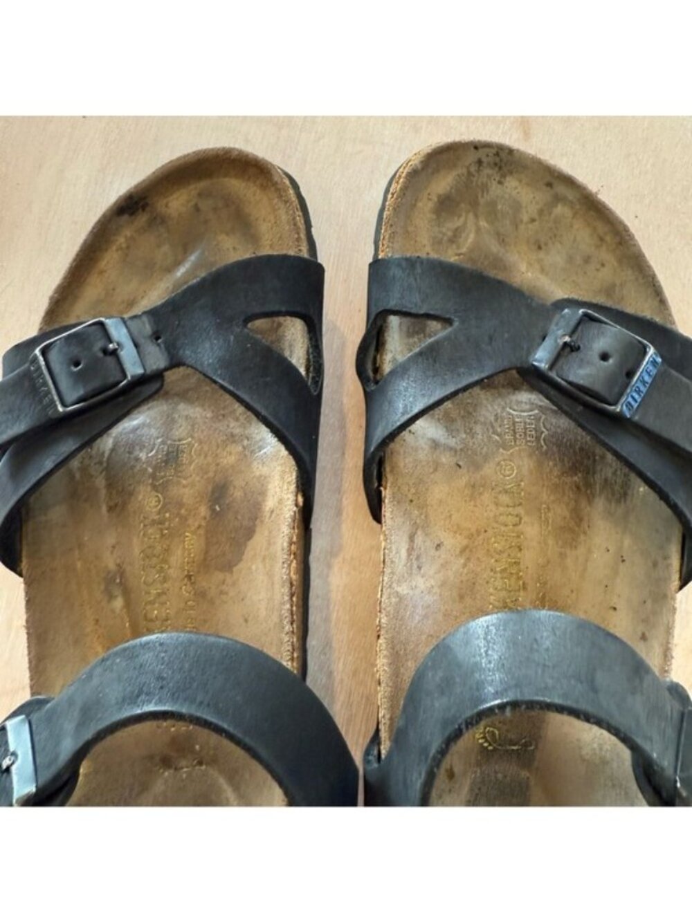 Birkenstock Womens Black BirkoFlor Rio Sandal Shoes Size 38/7/7.5 Comfort Boho - Picture 3 of 14